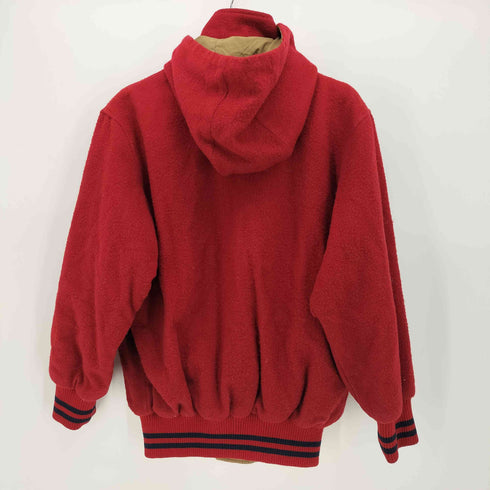 ラルフローレン RALPH LAUREN 80s リバーシブル フーデッド ウール スタジアムジャンパー メンズ